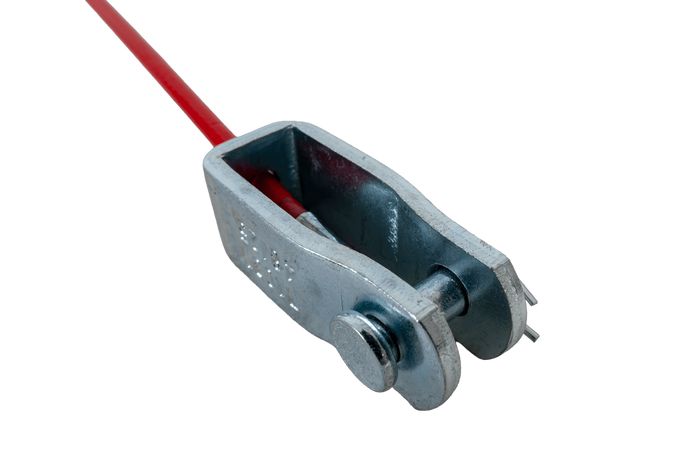 Câble de rupture, de sécurité d'urgence KNOTT avec mousqueton 1200 mm