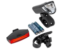 Ensemble d'éclairage de vélo à piles PROFEX 92618 Super Vision (avant et arrière)