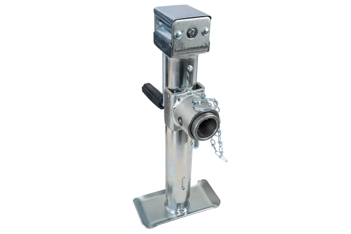 Béquille, support avec manivelle UNITRAILER TJ5001 pour remorque 1300 kg