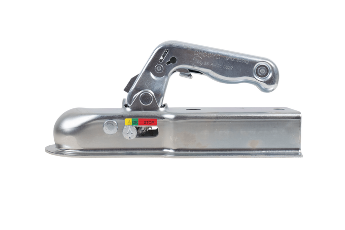 Attelage à boule CHOOYO JD.00.53.009 pour remorque de 800 kg avec barre d'attelage carrée de 60 mm