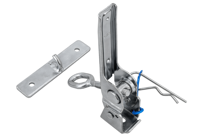 Attelage, charnière latérale avec fermoir WINTERHOFF BV 40-1 + BVG 40-A fermeture excentrique complète côté, ridelle remorque