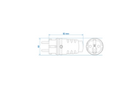 Fiche Schuko ProPlus 373570 avec contact de protection 16 A 230 V