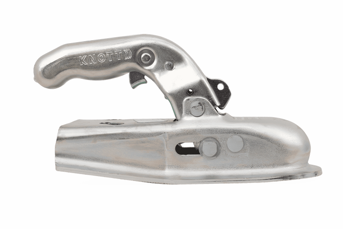 Attelage à boule KNOTT 6E0071.001 pour remorque de 750 kg avec timon en V