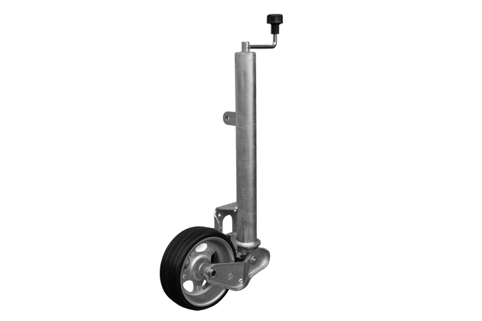 Roue jockey automatique UNITRAILER avec poignée 500 kg 60 mm 660-904 mm
