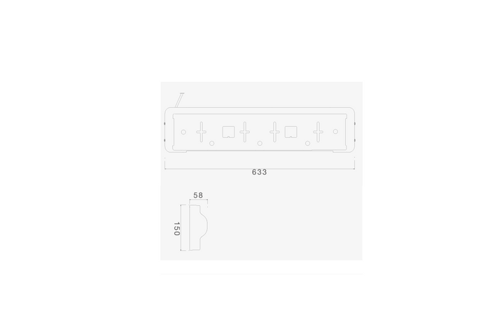 Cadre de plaque d'immatriculation avec éclairage LED ASPOCK, câble 12/24 V, 0,8 m
