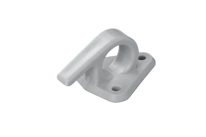 Crochet latéral en plastique ProPlus 342157V01 avec œillet pour la fixation de bâches et de sangles de remorque
