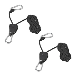 Lot de deux treuils à câble ProPlus 320054, palan à câble avec cliquet, 2,5 m, 68 kg