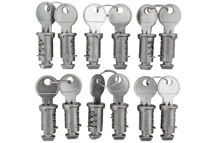 Jeu de serrures et clés universelles (12 pièces)