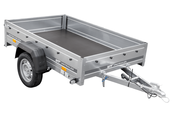 Remorque à un essieu sur ressorts 200x125 UNITRAILER GARDEN 201/R KIPP