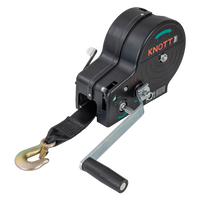 Treuil manuel pour remorque KNOTT 6X0017.311, 900kg avec sangle