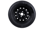 OUTLET Roue de remorque PNEU LINGLONG 155/70 R13 75N JANTE UNITRAILER noir 4Jx13" 4x100 ET:30