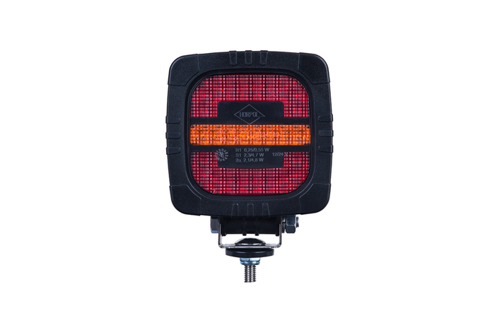 Feu arrière LED HORPOL ROCA LZD 2803, 3 fonctions, universel avec support