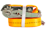 Courroie de transport orange UNITRAIER 2 m/50 mm/5 t avec tendeur