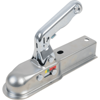 Attelage à boule CHOOYO JD.00.53.008 pour remorque de 800 kg avec barre d'attelage carrée de 40 mm