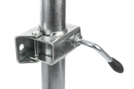 Roue jockey avec collier UNITRAILER 150 kg,48 mm, 505-730 mm