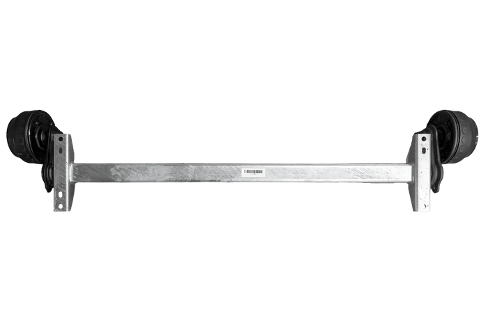 Essieu freiné KNOTT VGB15M/MV pour remorque/porte-voitures 1500 kg, 1400 mm, 1850 mm, 5x112