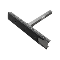 Support latéral plat OUTLET UNITRAILER, longueur 59 cm, hauteur 40 cm, pour remorque à bateau, GRIS