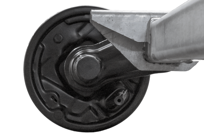 Essieu freiné KNOTT VGB18MV pour remorque/porte-voitures 1800 kg, 1850 mm, 2320 mm, 5x112