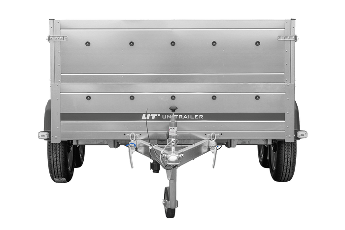 Remorque porte-voitures 264x150 UNITRAILER GARDEN 265/2 KIPP avec côtés BIS