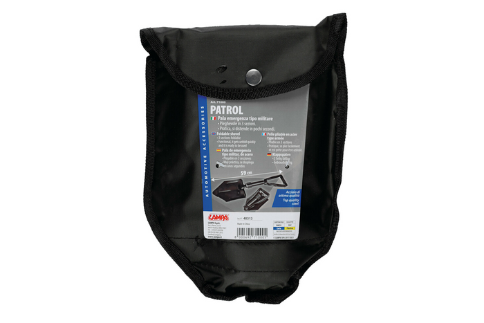 Pelle pliante LAMPA PATROL, pelle de style militaire