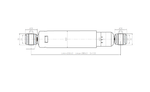 Amortisseur hydraulique PIVEXIN pour essieux de remorque 4000-7500 kg pour essieux simples et tandem