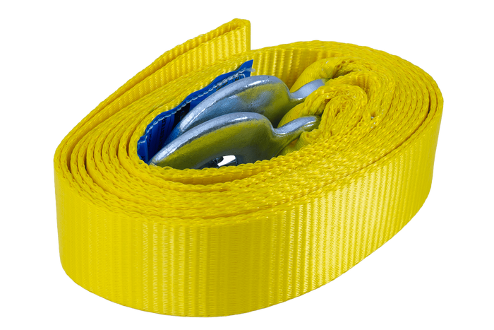 Sangle de remorquage avec crochets UNITRAILER 5 m/50 mm/6 t jaune