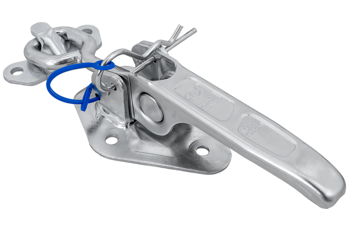 Attelage, charnière latérale avec fixation STEELPRESS ZB-15A+Z-15, fermeture excentrique complète du côté de la remorque