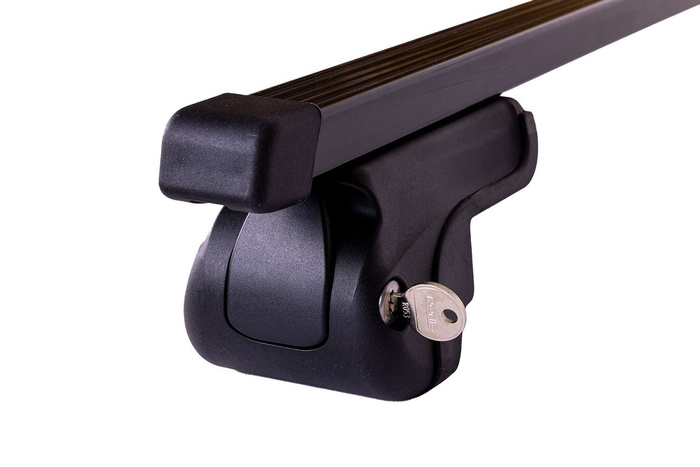 Barres de toit en acier Mont Blanc AMC 5411-S49 avec rails intégrés