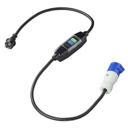 Câble adaptateur Schuko/CEE ProPlus 373589V01DE disjoncteur différentiel 150 cm