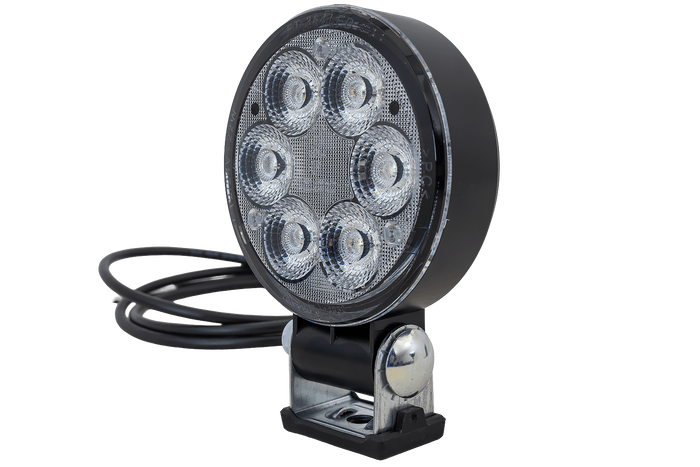 Projecteur de travail LED FRISTOM FT-364 SLIM avec réflecteur, 6 x LED 1500 lm