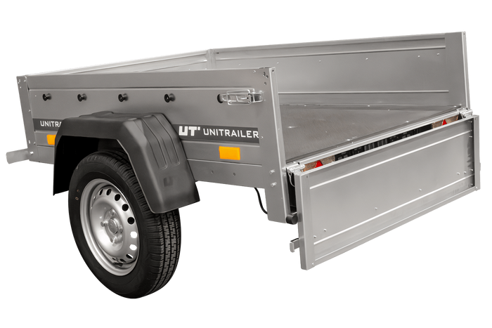 Remorque porte-voitures 150x106 UNITRAILER GARDEN 150 KIPP