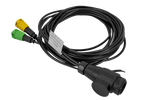 Faisceau électrique MANTES pour remorque de bateau, 4,4 m, prise 13 broches, 2 baïonnettes 5 broches