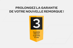 Remorque à un essieu 264x150 UNITRAILER GARDEN 265 KIPP avec arceau H-800 et bâche grise