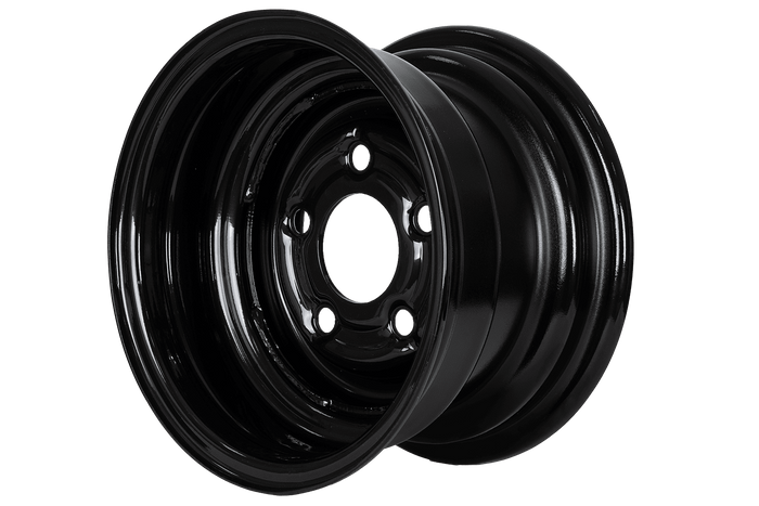 Jante en acier pour remorque UNITRAILER noire 6Jx10"H2 5x112 ET:-4