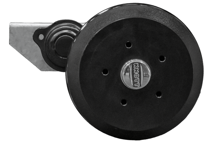 Essieu freiné KNOTT VGB18MV pour remorque/porte-voitures 1800 kg 1300 mm 1800 mm 5x112