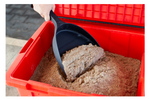 Conteneur pour matériaux en vrac (sable, sel de déneigement), DAKEN 86014 PITBOX dimensions : 655 x 570 x 520 mm, capacité : 108,5 l