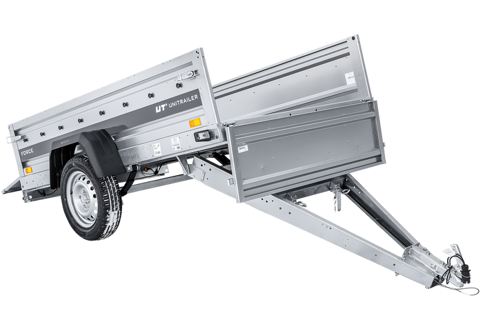 Remorque porte-voitures sur ressorts 230x125 UNITRAILER FORCE 230/R KIPP