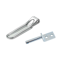 Charnière latérale avec support STEELPRESS ZW-01.270A+UZ-01B montage latéral complet de la remorque