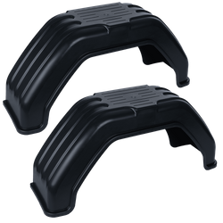 Jeu de deux garde-boue pour remorque 13-14 pouces, passages de roue plats 710/200 mm