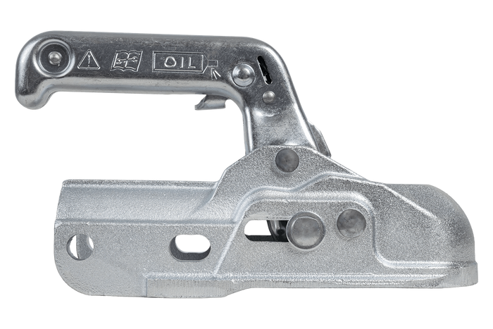 Attelage à boule WINTERHOFF WW 30-K+Z pour remorque de 3000 kg avec timon tubulaire de 35 à 51 mm, en fonte