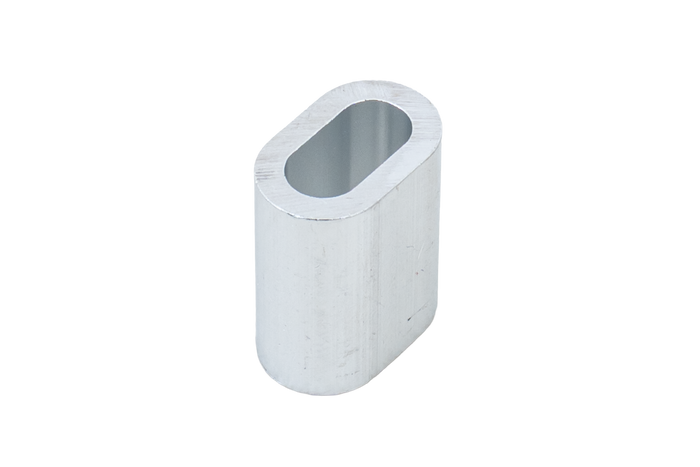 Manchon à sertir aluminium pour câble ZLA.5, de 5 mm
