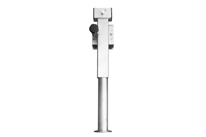 Support de manivelle extensible UNITRAILER D-110.000.049 pour remorque plateau 1300 kg, entraxe 410-645 mm