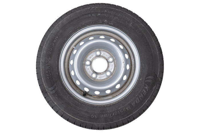 ROUE RENFORCÉE POUR REMORQUE PNEU KENDA 165/80 R13C 96/94N JANTE KENDA 4,5Jx13"H2 5x112 ET:30