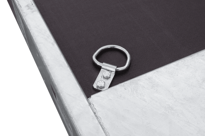 Remorque à un essieu 230x125 UNITRAILER FORCE 230 KIPP avec châssis H-800 et bâche grise