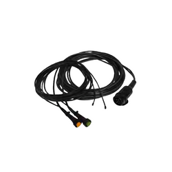 Faisceau électrique ASPÖCK, faisceau remorque 8 m, prise 13 broches, 2 baïonnettes 8 broches