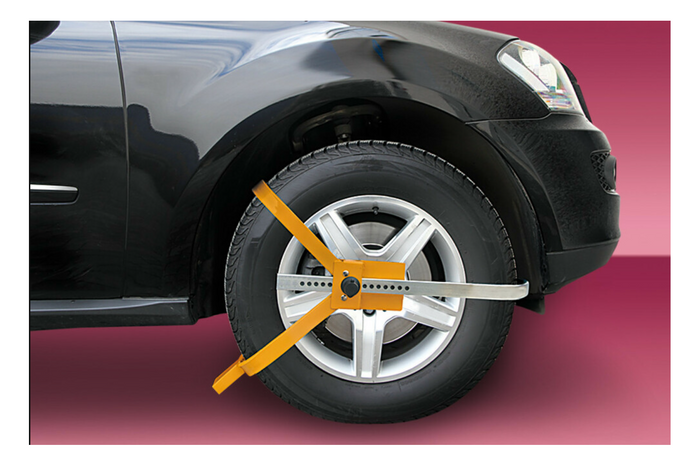 LAMPA WHEEL CLAMP Antivol de roue universel pour roues de 13 à 18 pouces