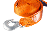 Sangle, corde de remorquage avec crochets HERMON 4,5 m/50 mm/5 t orange