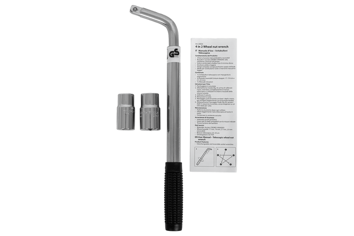 Clé télescopique LAMPA SB-2 pour roue de voiture