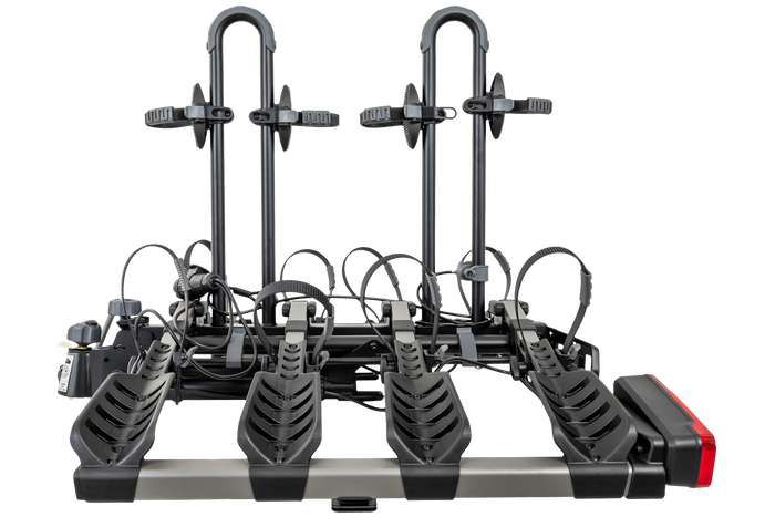 Porte-vélos Inter Pack New Spider 4 pour 4 vélos, compatible avec les barres de remorquage