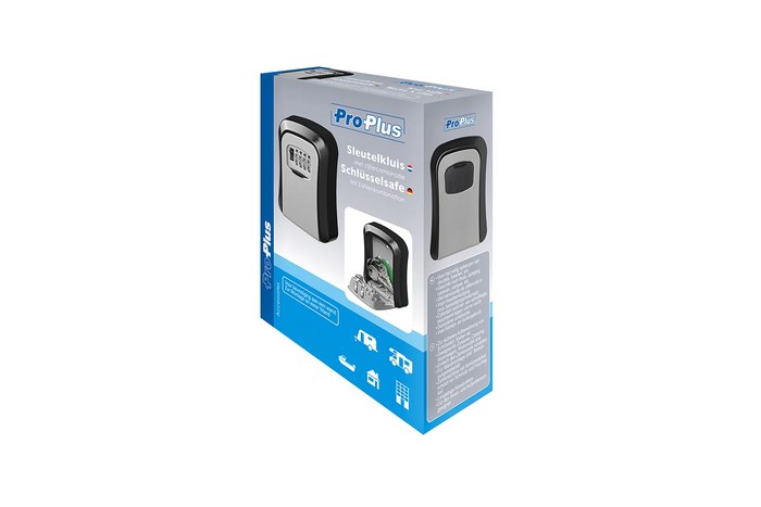 Coffre-fort à clés avec serrure à combinaison ProPlus 540254, casier à code extérieur